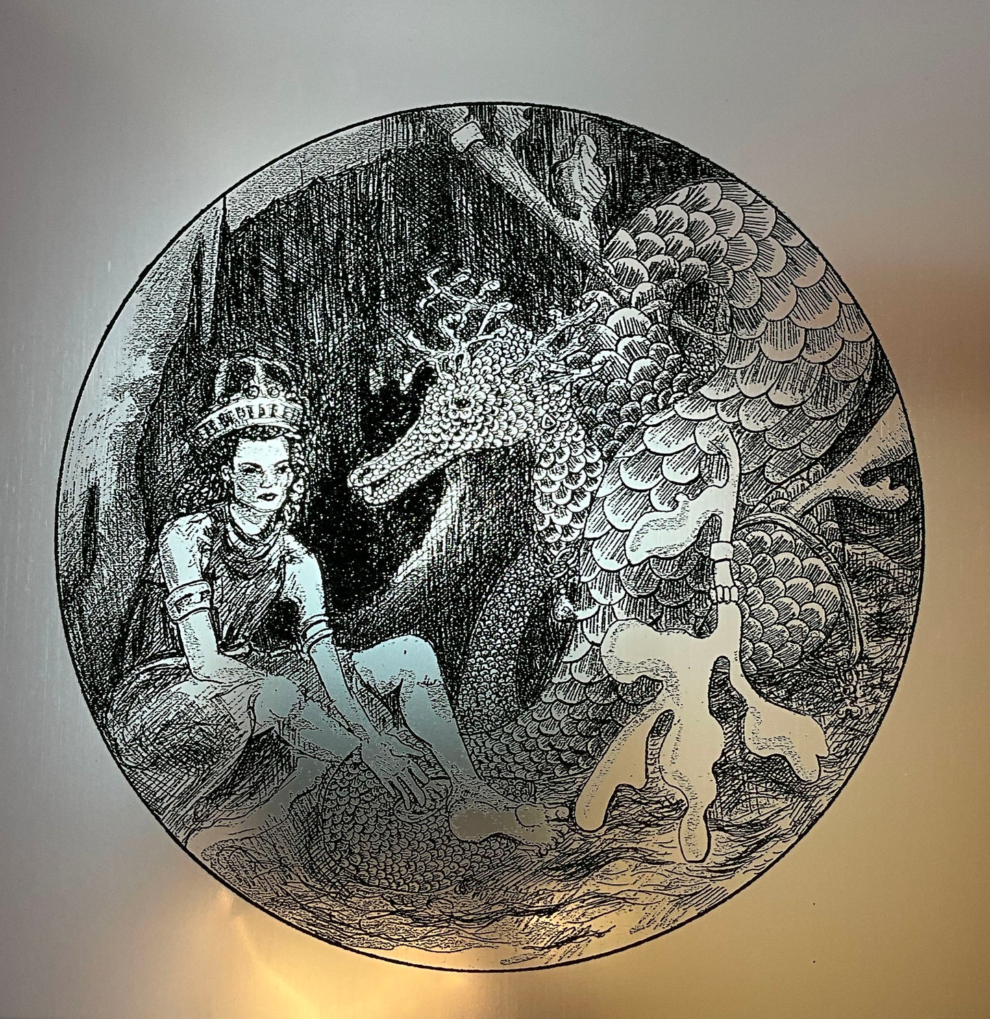 Andromeda and Dragon (Silver)
