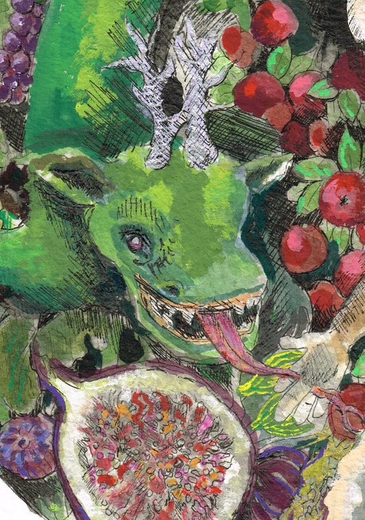 A4 PRINT: Temptation, Expulsion, Dragons of Eden