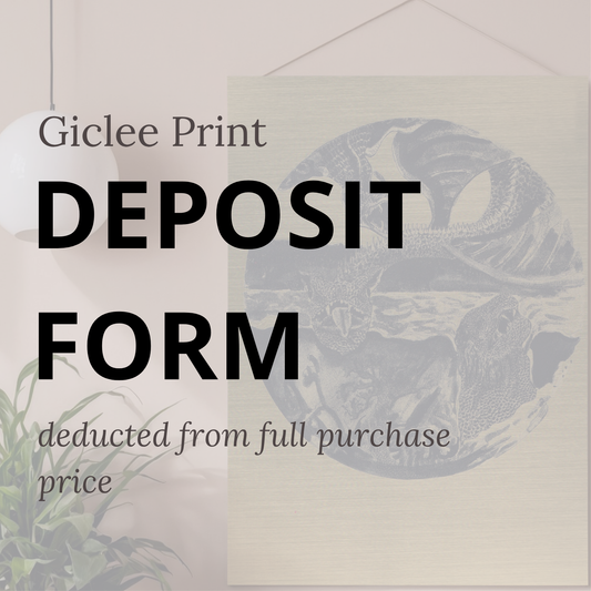 Giclee Print Deposit - £10